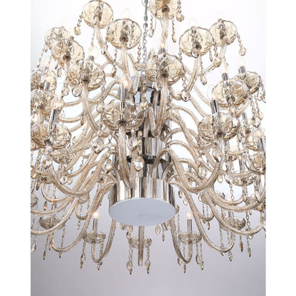 Eurofase Lighting Ferrero 48 Light 42" Wide Crystal Chandelier