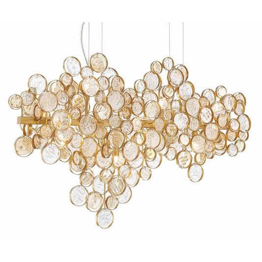 Eurofase Lighting Trento 12 Light 40" Wide Linear Chandelier