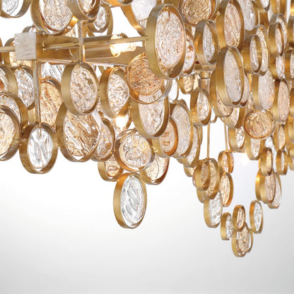 Eurofase Lighting Trento 15 Light 56" Wide Linear Chandelier