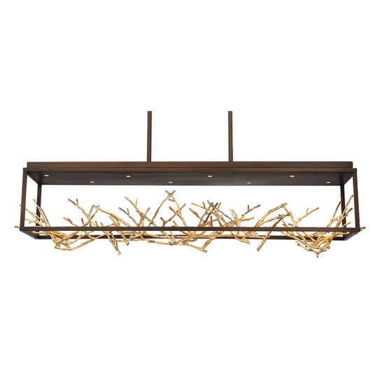 Eurofase Lighting Aerie 42" Wide LED Abstract Linear Chandelier