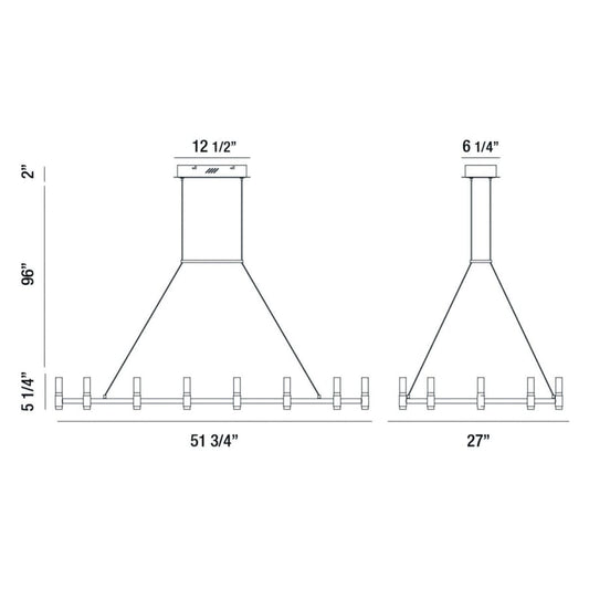 Eurofase Lighting Albany 18 Light 52" Wide LED Chandelier