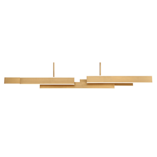Eurofase Lighting Cameno 9 Light 55" Wide LED Linear Chandelier