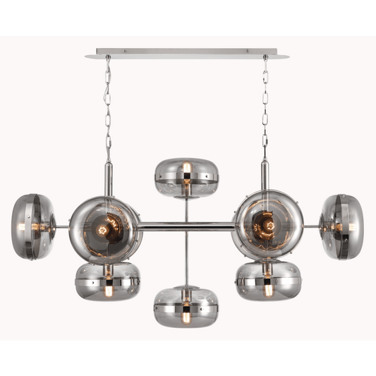 Eurofase Lighting Nottingham 10 Light 55" Wide Linear Chandelier