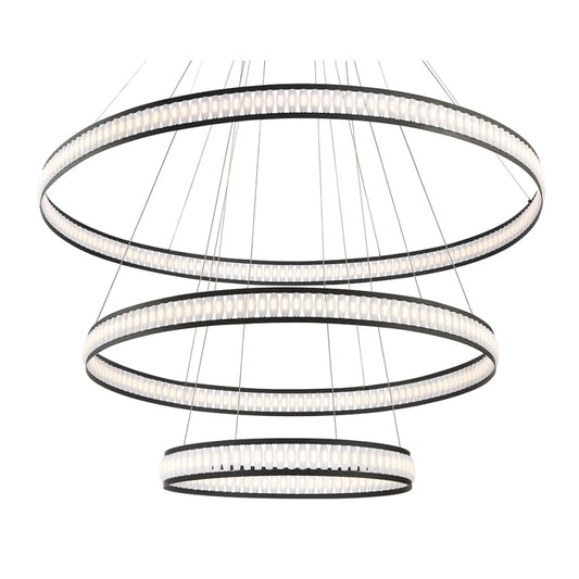 Eurofase Lighting Forster 3 Light 60" Wide LED Ring Chandelier - 3 Tiers