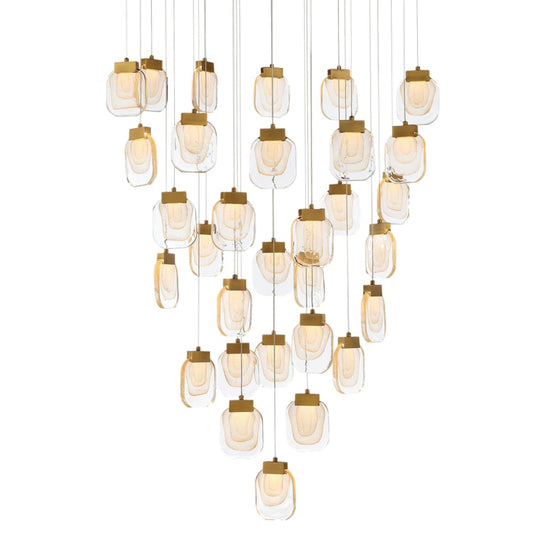 Eurofase Lighting Paget 31 Light 39" Wide LED Multi Light Pendant
