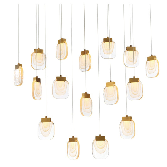 Eurofase Lighting Paget 16 Light 44" Wide LED Multi Light Pendant