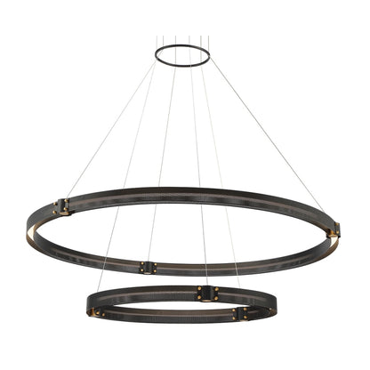 Eurofase Lighting Admiral 4 Light 48" Wide LED Ring Chandelier - 2 Tiers