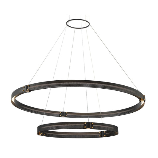 Eurofase Lighting Admiral 4 Light 48" Wide LED Ring Chandelier - 2 Tiers
