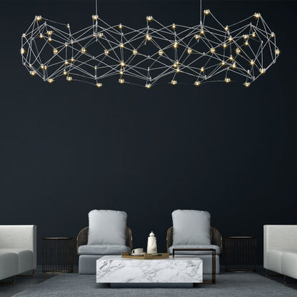 Eurofase Lighting Leonardelli 65" Wide LED Abstract Chandelier