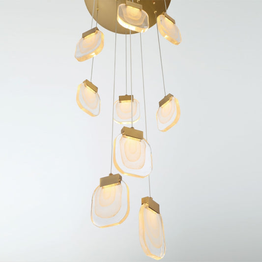 Eurofase Lighting Paget 9 Light 20" Wide LED Multi Light Pendant