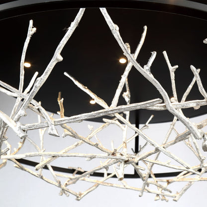 Eurofase Lighting Aerie 31" Wide LED Abstract Drum Chandelier