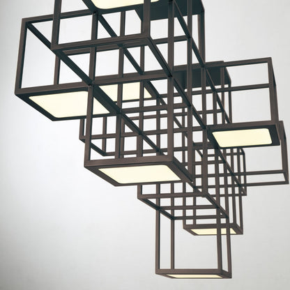 Eurofase Lighting Ferro 40" Wide LED Abstract Chandelier