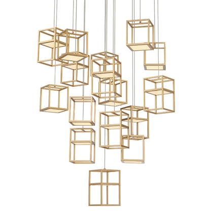 Eurofase Lighting Ferro 32" Wide LED Suspension Multi Light Pendant