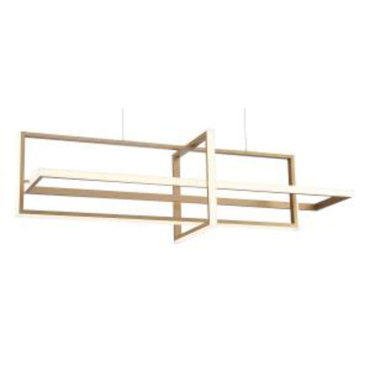 Eurofase Lighting Bordo 3 Light 56" Wide LED Abstract Chandelier