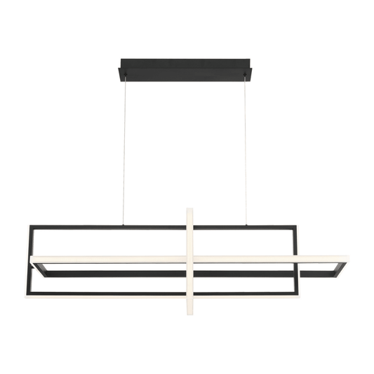 Eurofase Lighting Bordo 3 Light 56" Wide LED Abstract Chandelier