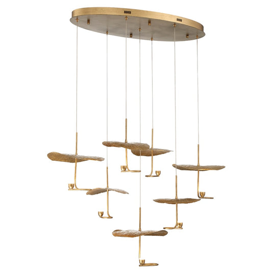 Eurofase Lighting Lagatto 9 Light 24" Wide LED Suspension Multi Light Pendant