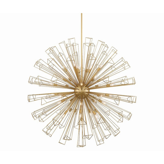 Eurofase Lighting Dendelio 35 Light 54" Wide Sputnik Chandelier