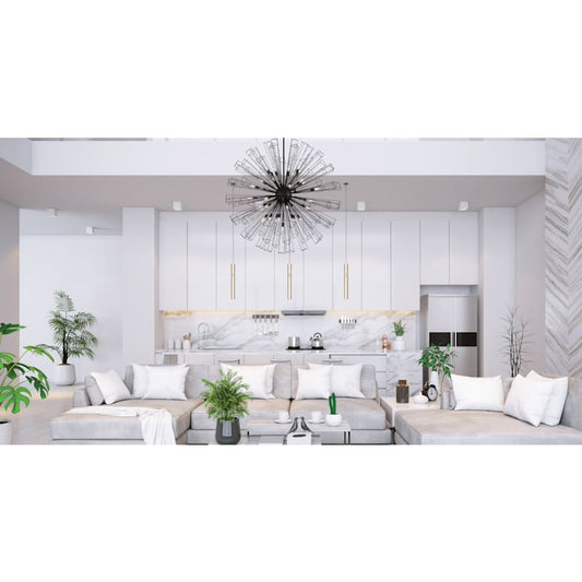 Eurofase Lighting Dendelio 35 Light 54" Wide Sputnik Chandelier