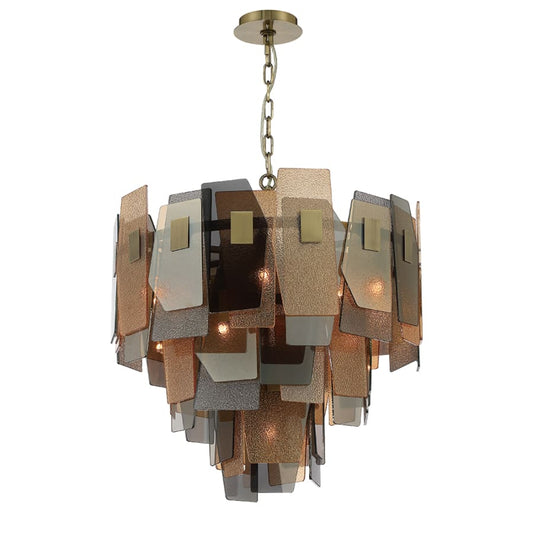 Eurofase Lighting Cocolina 10 Light 24" Wide Abstract Chandelier