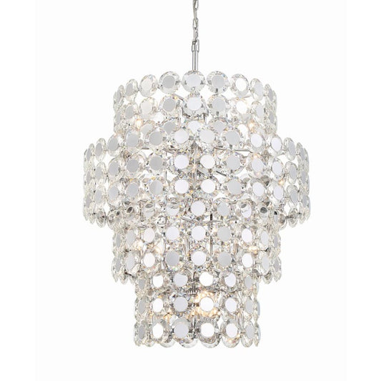 Eurofase Lighting Perrene 24 Light 32" Wide Waterfall Chandelier