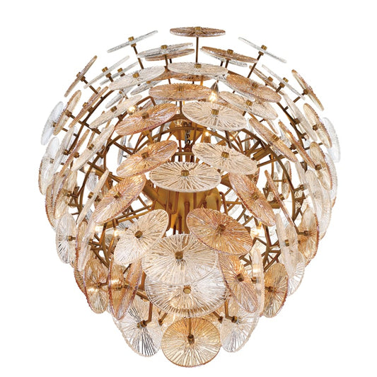 Eurofase Lighting Sue-Anne 27 Light 40" Wide Abstract Chandelier