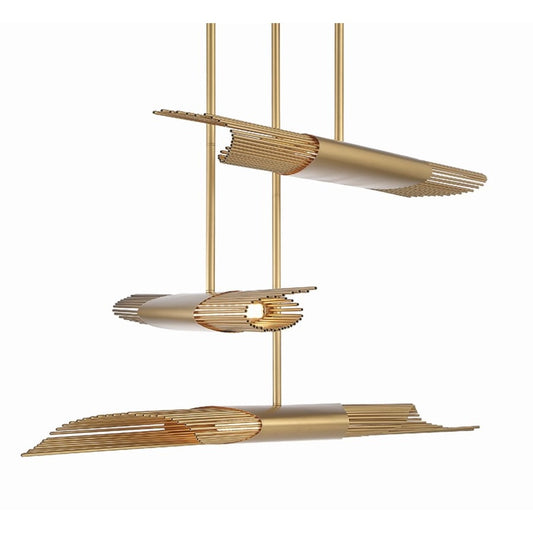 Eurofase Lighting Umura 3 Light 52" Wide LED Abstract Multi Light Pendant