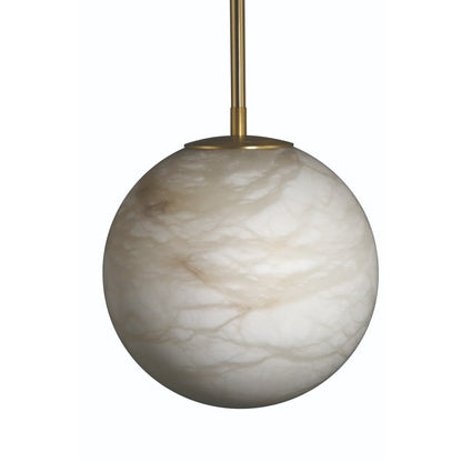 Eurofase Lighting Kepler 12" Wide 3000K LED Pendant with Alabaster Shade
