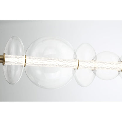 Eurofase Lighting Atomo 56" Wide 3000K LED Abstract Linear Chandelier