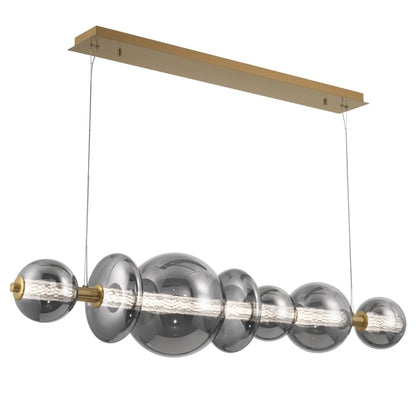 Eurofase Lighting Atomo 56" Wide 3000K LED Abstract Linear Chandelier
