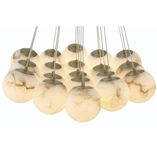 Eurofase Lighting Kepler 29" Wide LED Multi Light Pendant with Alabaster Shades