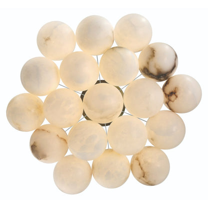 Eurofase Lighting Kepler 29" Wide LED Multi Light Pendant with Alabaster Shades