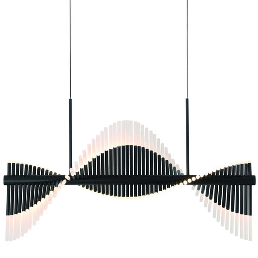 Eurofase Lighting Voltik 40" Wide LED Abstract Linear Chandelier