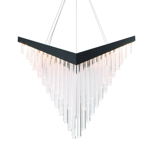 Eurofase Lighting Vivien 32" Wide LED Abstract Linear Chandelier