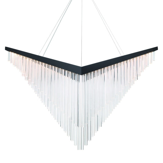 Eurofase Lighting Vivien 60" Wide LED Abstract Linear Chandelier