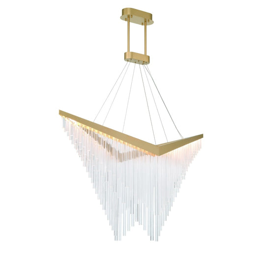 Eurofase Lighting Vivien 60" Wide LED Abstract Linear Chandelier