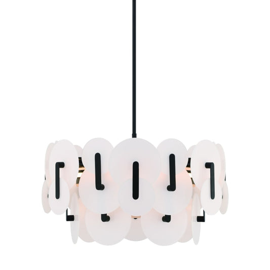 Eurofase Lighting Nuvola 24" Wide LED Abstract Drum Chandelier