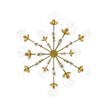 Eurofase Lighting Traiton 12 Light 48" Wide Abstract Chandelier