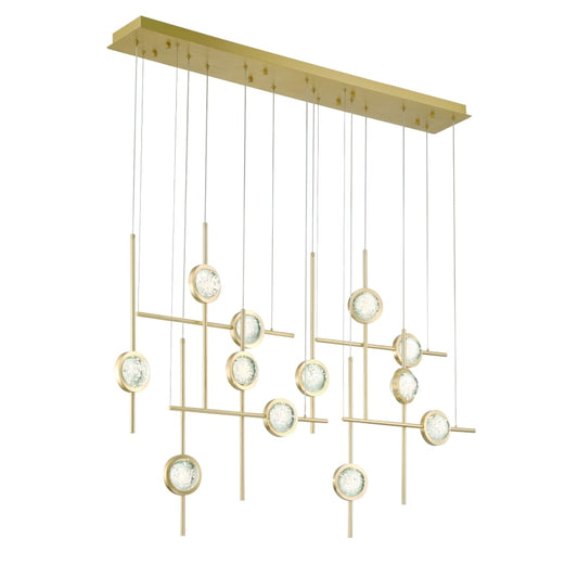 Eurofase Lighting Barletta 55" Wide LED Abstract Chandelier