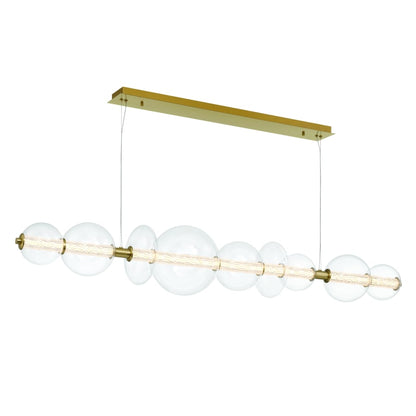 Eurofase Lighting Atomo 74" Wide LED Linear Chandelier