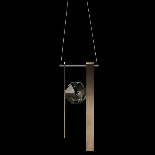 Fine Art Handcrafted Lighting ARIA 2 Light 9" Wide LED Crystal Mini Pendant