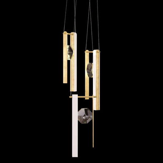Fine Art Handcrafted Lighting ARIA 6 Light 16" Wide LED Crystal Multi Light Pendant