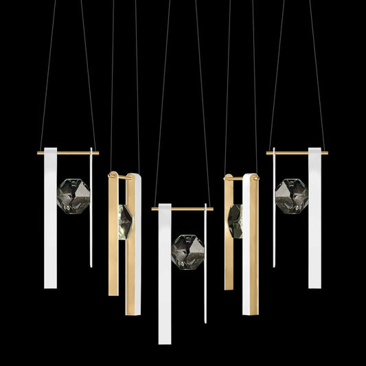 Fine Art Handcrafted Lighting ARIA 10 Light 43" Wide LED Crystal Pendant