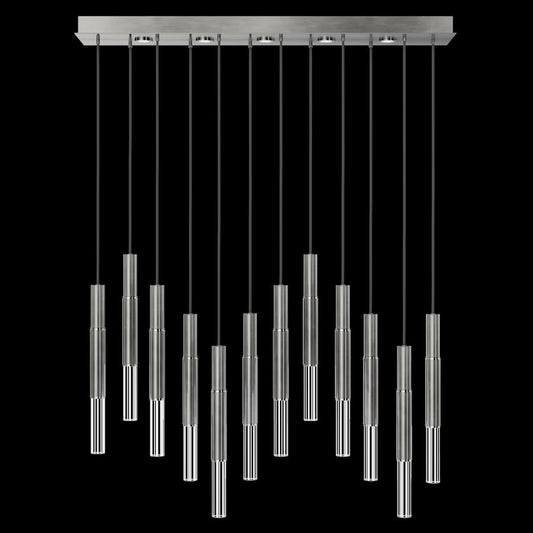 Fine Art Handcrafted Lighting Antonia 5 Light 61" Wide LED Linear Pendant