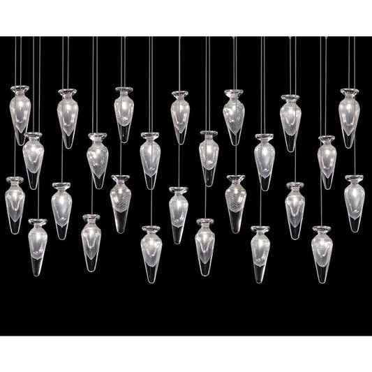 Fine Art Handcrafted Lighting Essence 26 Light 54" Wide LED Linear Pendant