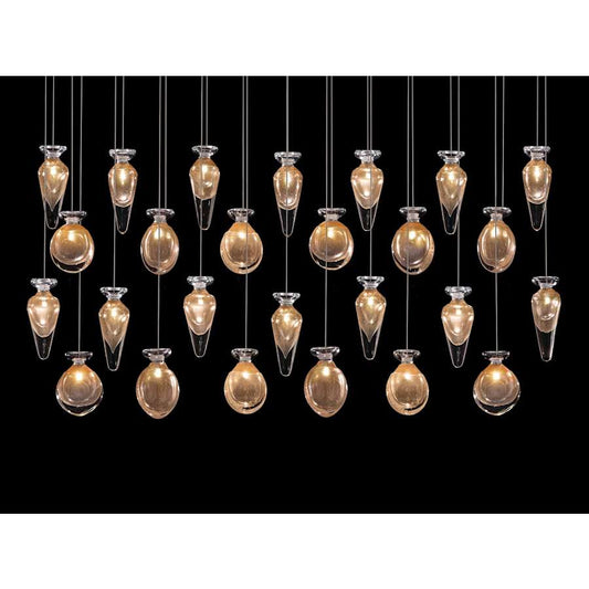 Fine Art Handcrafted Lighting Essence 26 Light 54" Wide LED Linear Pendant