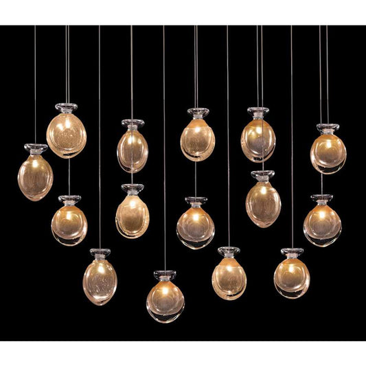 Fine Art Handcrafted Lighting Essence 15 Light 49" Wide LED Linear Pendant