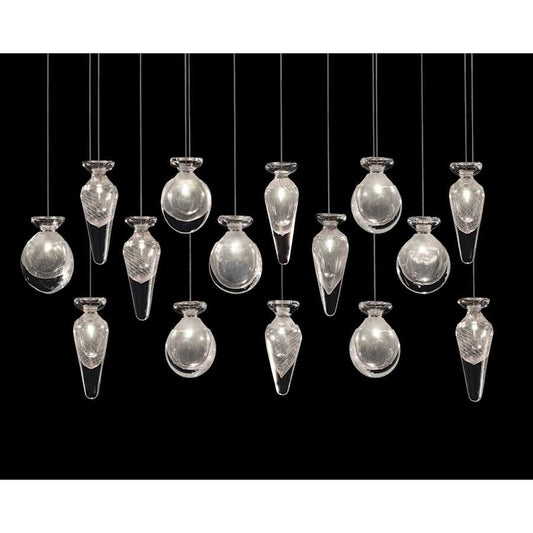 Fine Art Handcrafted Lighting Essence 15 Light 49" Wide LED Linear Pendant