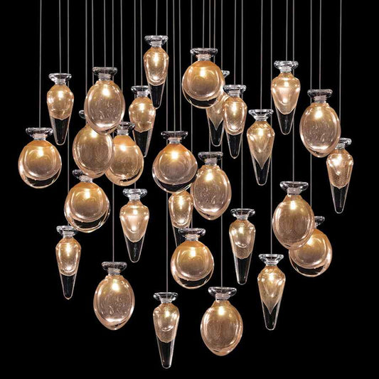 Fine Art Handcrafted Lighting Essence 28 Light 32" Wide LED Multi Light Pendant