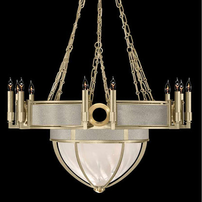 Fine Art Handcrafted Lighting Mirage 15 Light 36" Wide Taper Candle Style Chandelier