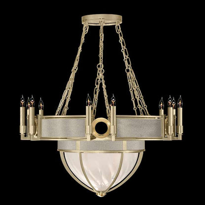 Fine Art Handcrafted Lighting Mirage 15 Light 36" Wide Taper Candle Style Chandelier